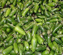 We sell the hot variety of Jalapeno chiles.